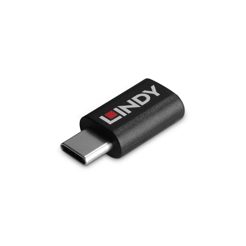 Lindy USB 3.2 Type-C–Type-C 100W datalukko, USB Type-C, USB Type-C, musta