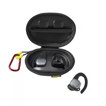 Hama Spirit Athletics kuulokemikrofoni True Wireless Stereo (TWS) korvakoukku urheilu Bluetooth musta