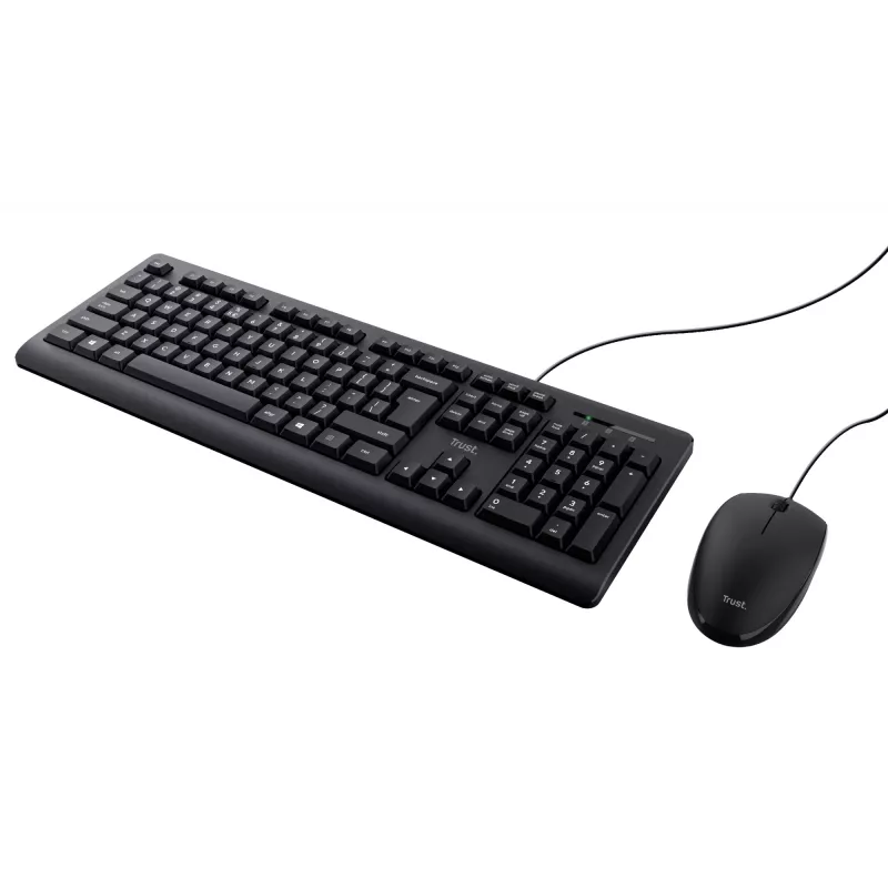 Trust TKM-250 näppäimistö hiiri sisältyy toimisto USB QWERTZ saksa musta