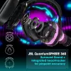 JBL Quantum One langalliset korvat peittävät pelikuulokkeet, aktiivinen melunvaimennus, USB-C, 3,5 mm, 20 - 20000 Hz, musta