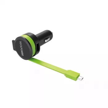 Mobiililaturi RealPower 257635 yleinen musta vihreä