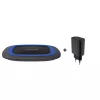 RealPower FreeCharge-10 langaton latausasema adapterilla, musta/sininen (257640)