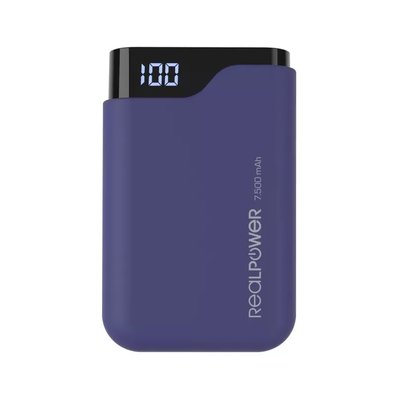 Kannettava akku RealPower PB-7500C 7500 mAh