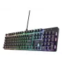 Pelausnäppäimistö Trust GXT 871 Zora mekaaninen USB RGB musta
