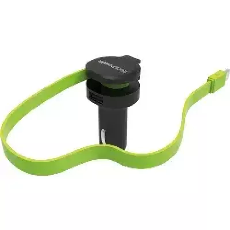 Mobiililaturi RealPower 257636 Universal musta vihreä