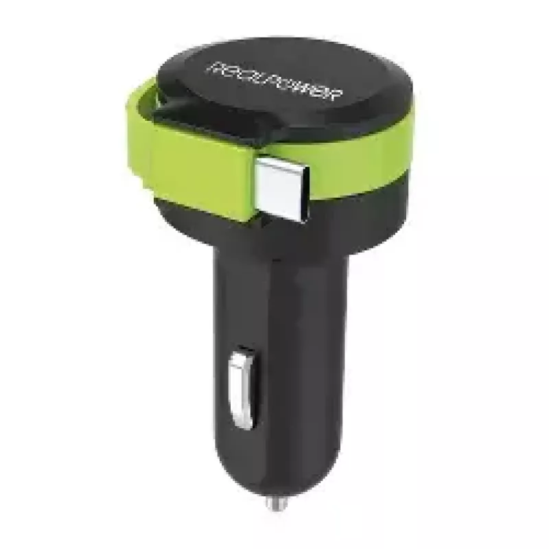 Mobiililaturi RealPower 257636 Universal musta vihreä