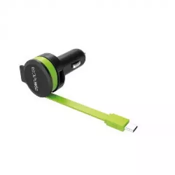Mobiililaturi RealPower 257636 Universal musta vihreä