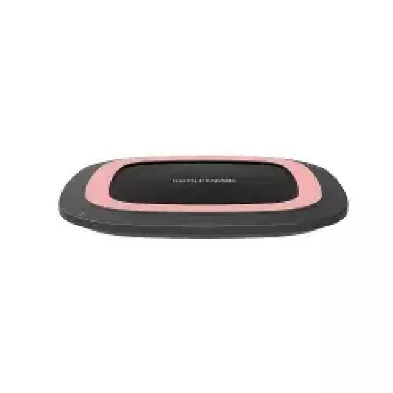 RealPower FreeCharge-10 langaton latausasema adapterilla, musta/pinkki (266105)