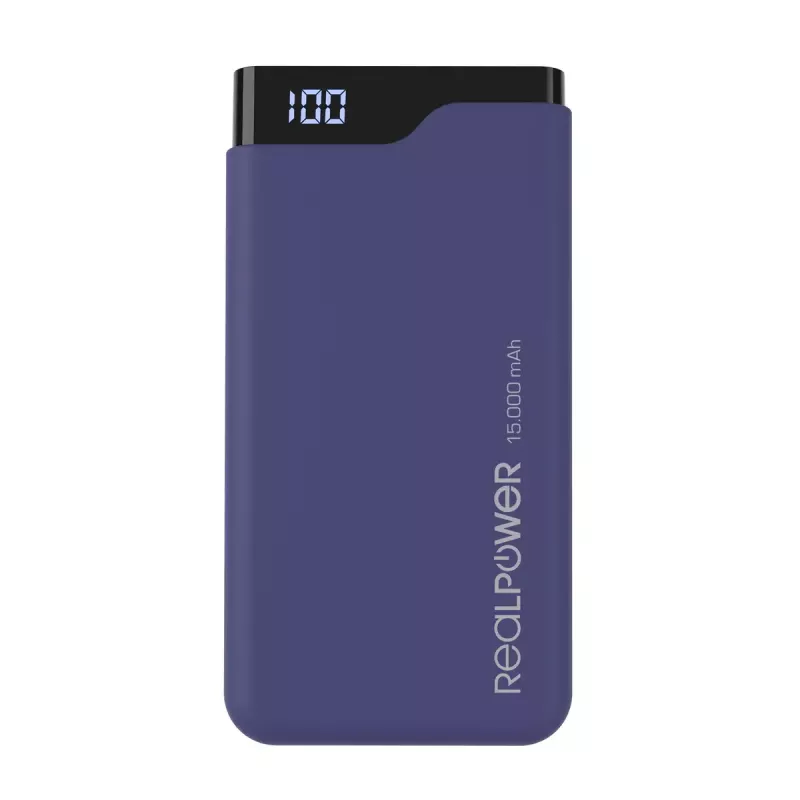 Kannettava laturi RealPower PB-15000C 15000 mAh