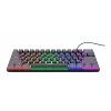Trust GXT 867 Acira -pelinäppäimistö USB QWERTZ saksa musta harmaa 60% mekaaninen RGB