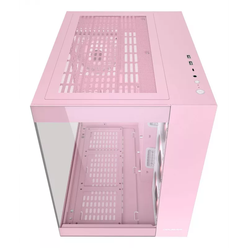 PC-kotelo COUGAR Gaming FV150 RGB Midi Tower pinkki