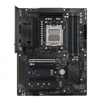 Emolevy ASUS B850 MAX GAMING WIFI Socket AM5 ATX, AMD B850, DDR5, 4 DIMM, 256 GB, Wi‑Fi 6E, 2.5Gb Ethernet