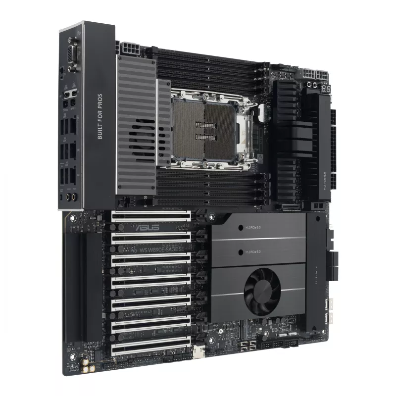 Emolevy ASUS Pro WS W890E-SAGE SE — Intel W890, LGA 4710-2, EEB, 8x DIMM DDR5, Octa-Channel, 10GbE