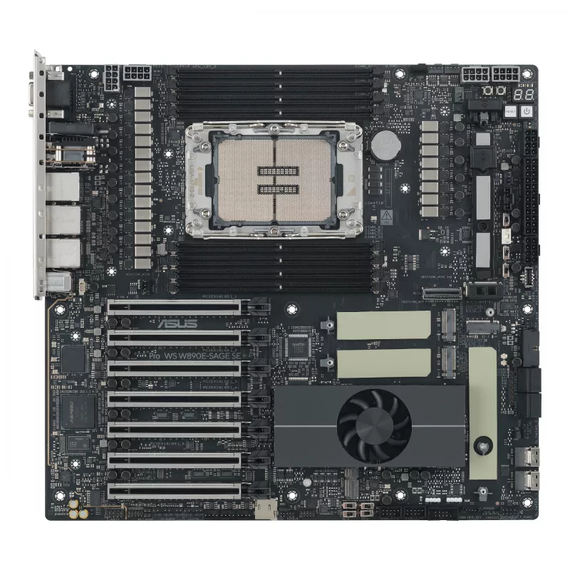 Emolevy ASUS Pro WS W890E-SAGE SE — Intel W890, LGA 4710-2, EEB, 8x DIMM DDR5, Octa-Channel, 10GbE