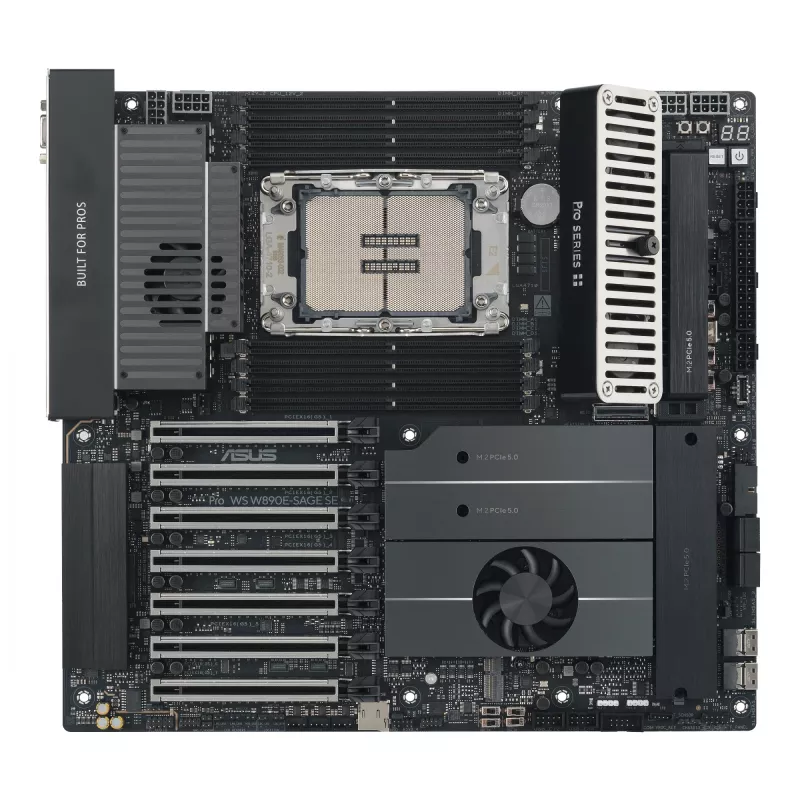 Emolevy ASUS Pro WS W890E-SAGE SE — Intel W890, LGA 4710-2, EEB, 8x DIMM DDR5, Octa-Channel, 10GbE