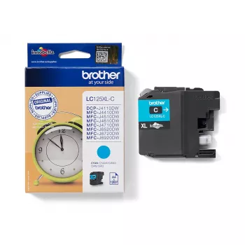Brother LC-125XLC värikasetti 1 kpl alkuperäinen syaani