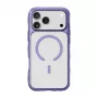 LAUT Crystal Matter X -suojakuori iPhone 17 Pro Max:lle, MagSafe-yhteensopiva, violetti kristalli