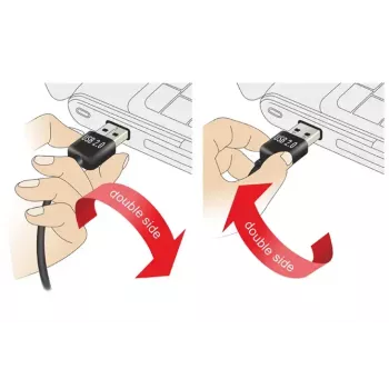 USB-kaapeli DeLOCK 1 m USB 2.0 A - B uros/uros musta