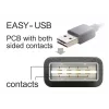 USB-kaapeli DeLOCK 1 m USB 2.0 A - B uros/uros musta
