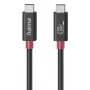 Hama USB-C-kaapeli, E-Marker, USB4 Gen4, 80 Gbit/s, 5 A, 240 W, 1,00 m