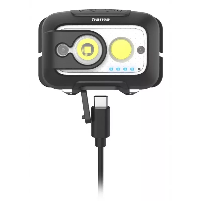 Hama HL500-C musta, harmaa otsalamppu LED