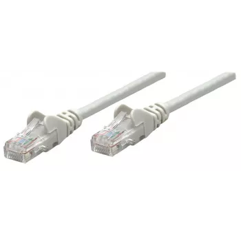 Intellinet verkkokaapeli, Cat6, 1,5 m, harmaa, kupari, S/FTP, LSOH/LSZH, PVC, RJ45, kullatut kontaktit, rastnasenfreier pistoke, taittumissuoja, elinikäinen takuu