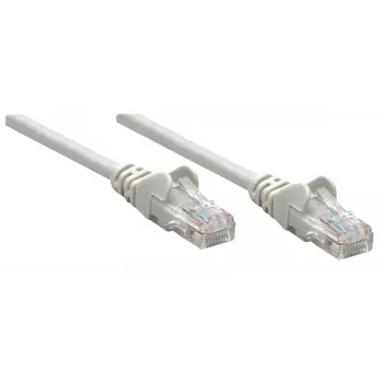 Intellinet verkkokaapeli, Cat6, 1,5 m, harmaa, kupari, S/FTP, LSOH/LSZH, PVC, RJ45, kullatut kontaktit, rastnasenfreier pistoke, taittumissuoja, elinikäinen takuu