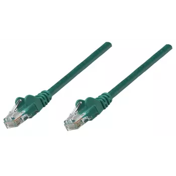 Intellinet verkkokaapeli, Cat6A, 0,25 m, vihreä, kupari, S/FTP, LSOH / LSZH, PVC, RJ45, kullatut kontaktit, rastnasaton, taittumissuoja, elinikäinen takuu