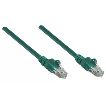 Intellinet verkkokaapeli, Cat6A, 0,25 m, vihreä, kupari, S/FTP, LSOH / LSZH, PVC, RJ45, kullatut kontaktit, rastnasaton, taittumissuoja, elinikäinen takuu