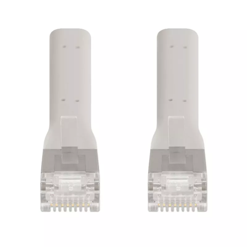 Intellinet 745130 verkkokaapeli harmaa 1 m Cat6a F/FTP (FFTP)