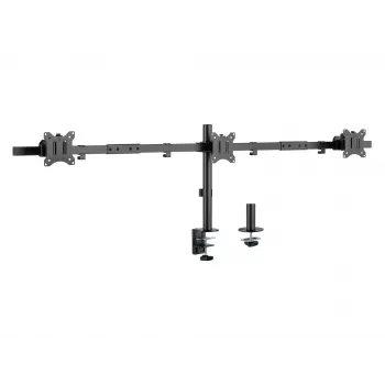 Equip 17–32 tuuman nivelvarsi kolmoisnäyttöpöytäteline puristin/pöytäläpivienti 21 kg