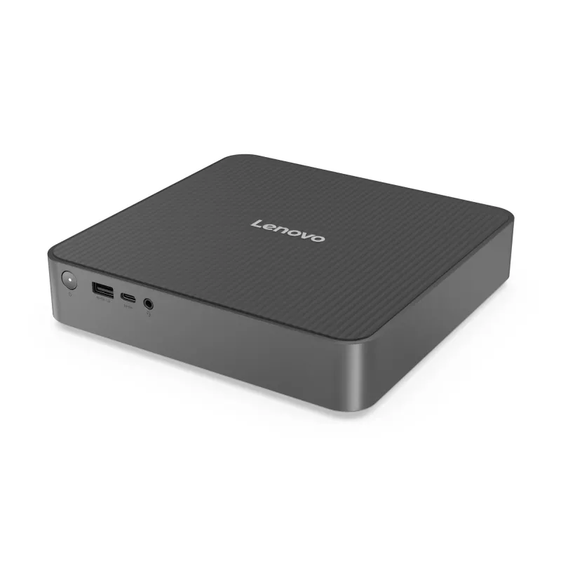 Lenovo IdeaCentre Mini 01IRH10R Intel Core 7 240H 16 GB DDR5-SDRAM 1 TB SSD Windows 11 Home Mini-PC harmaa