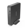Lenovo IdeaCentre Mini 01IRH10R Intel Core 7 240H 16 GB DDR5-SDRAM 1 TB SSD Windows 11 Home Mini-PC harmaa