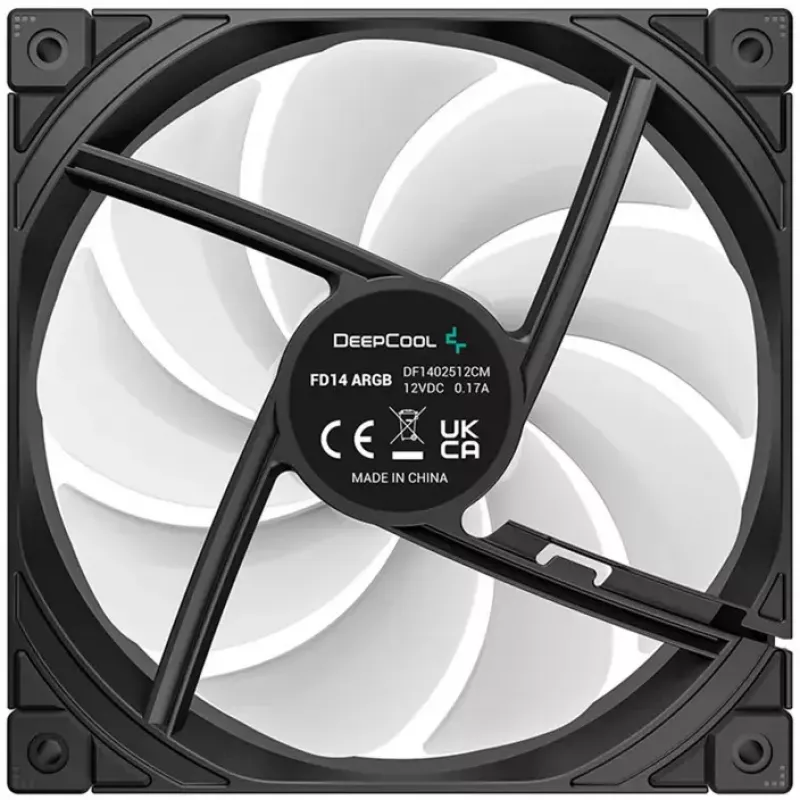 Jäähdytystuuletin DeepCool FD14 ARGB 140mm 3in1 — 140 mm, ARGB, 3 kpl:n pakkaus