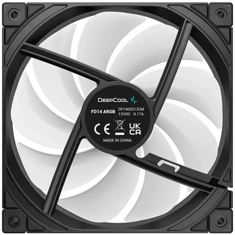 Kotelotuuletin DeepCool FD14 ARGB 140mm musta 140x140x25