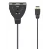 Hama 4K HDMI 2x1 kytkin, 2x HDMI-liitin - 1x HDMI-pistoke