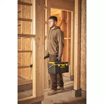 Kovakotelolaukku Stanley STST83397-1 muovi 22 kg musta keltainen