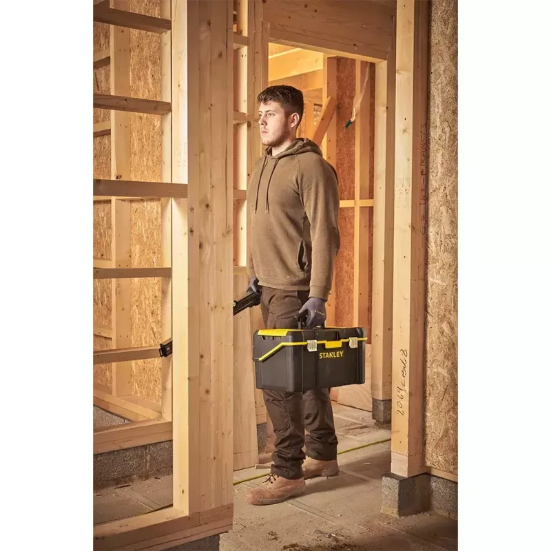 Kovakotelolaukku Stanley STST83397-1 muovi 22 kg musta keltainen