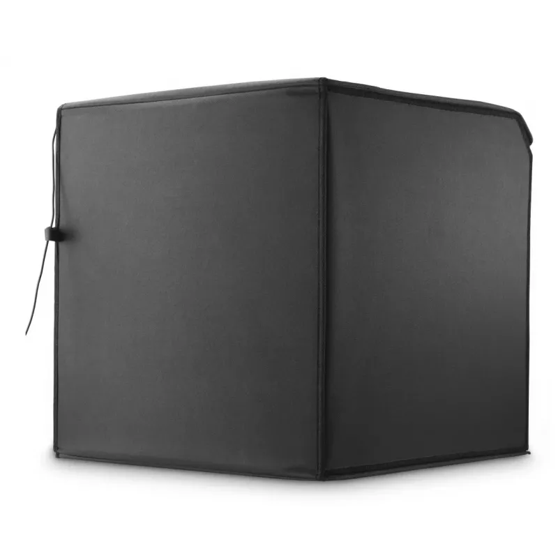 Mini-valokuvausstudio HAMA taitettava laatikko LED-rengasvalolla 50×50 cm, malli 00004664