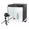 Mini-valokuvausstudio HAMA taitettava laatikko LED-rengasvalolla 50×50 cm, malli 00004664