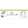 Techly IUSB-REP220TY3 USB-kaapeli USB 2.0 20 m USB A musta