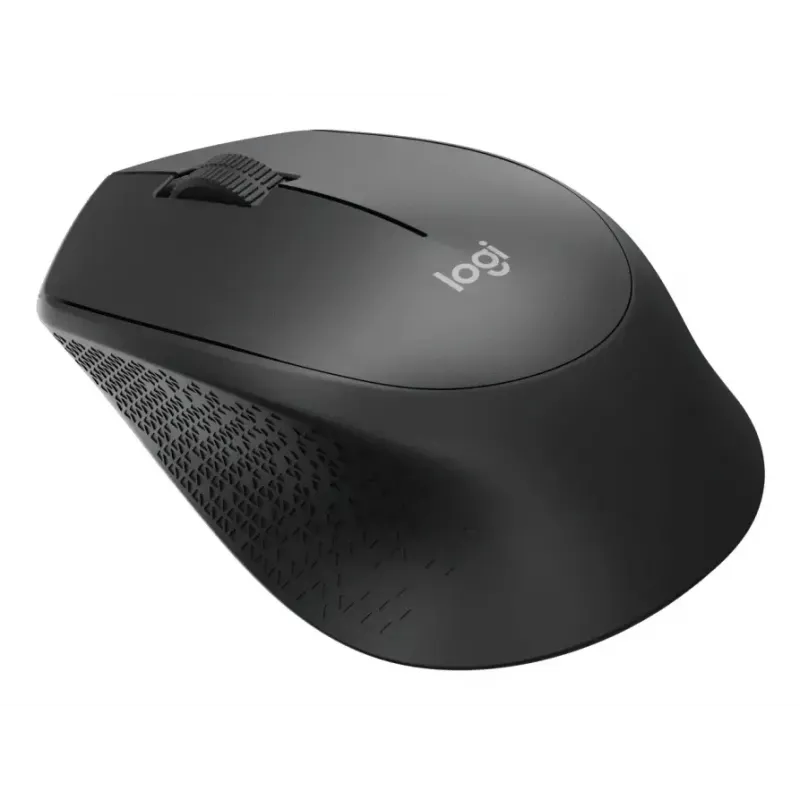 Logitech hiiri M330 SILENT PLUS — RF langaton, oikeakätisille, 1000 DPI, 3 painiketta, vieritysrulla, musta, paristokäyttöinen