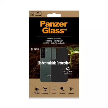 Suojakuori PanzerGlass Samsung Galaxy S22 Plus Musta Biohajoava