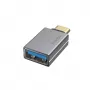 Hama 00200300 adapteri USB Type-A – USB Type-C harmaa