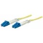 Intellinet kuitu-patchkaapeli, OS2, LC/LC, 5 m, keltainen, duplex, singlemode, 9/125 µm, LSZH, kuitu, elinikäinen takuu