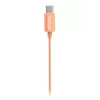 Hama Curly Headset johdollinen in-ear puhelut/musiikki USB Type-C oranssi