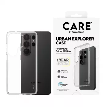 Suojakotelo PanzerGlass CARE by Urban Explorer Case Samsung Galaxy S26 Ultra, läpinäkyvä