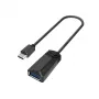 Hama 00200312 adapteri USB Type-A USB Type-C musta