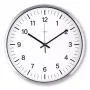 Hama Java radiopuhelinherätyskello pyöreä hopea
