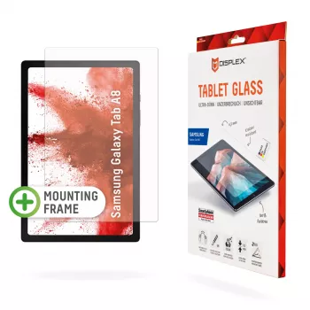 Displex Tablet Glass (9H) Samsung Galaxy Tab A8 -laitteelle, Eco-asennuskehys, särkymätön, ultrahohut, näkymätön